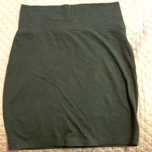 Tight Green Pencil Skirt